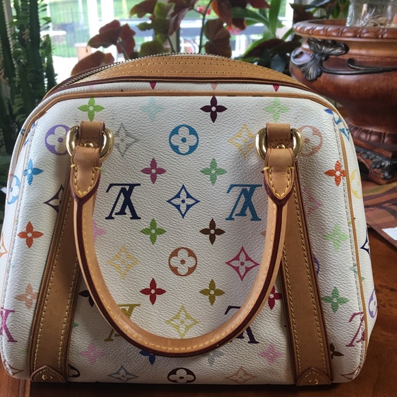 LV Priscilla Handbag Monogram Multicolor. - Picture 2 of 8